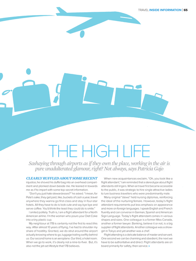 "The High Life", SAWASDEE FOR THAI AIRWAYS